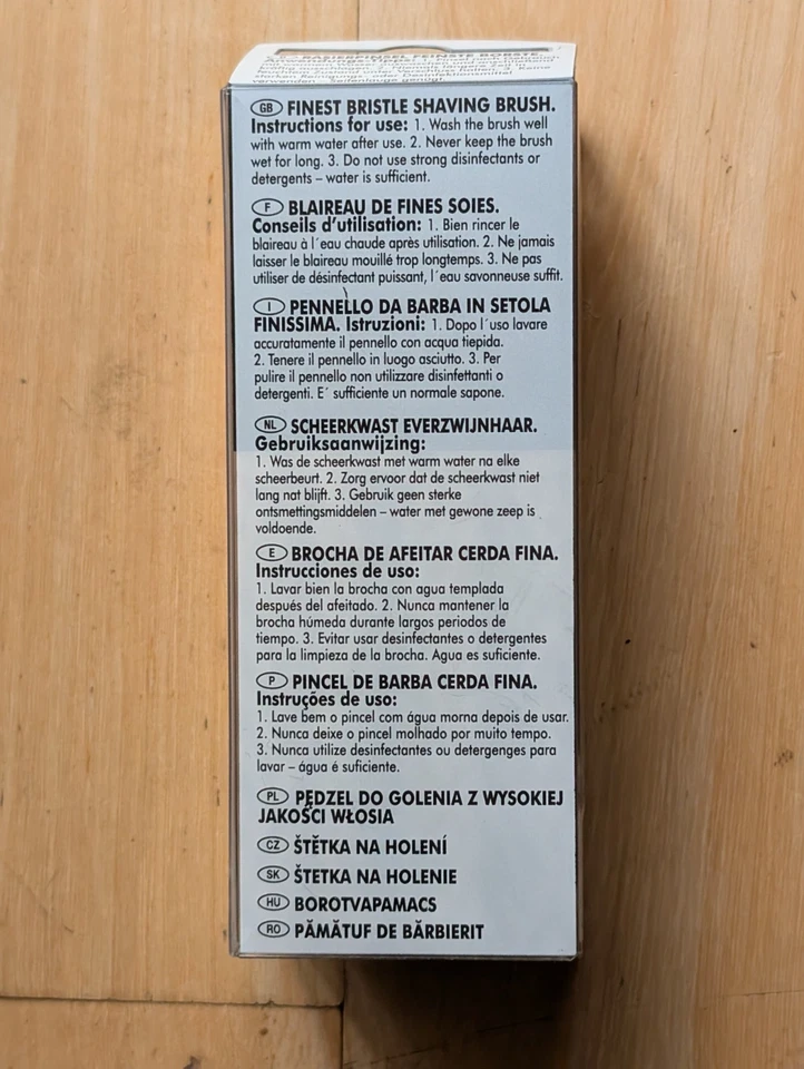 Brand new in packet Wilkinson Sword Premium Edition finest bristle shaving brush - Image 4 of 4