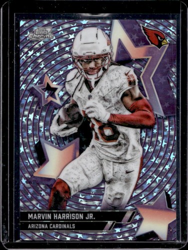 2025 Topps Cosmic Chrome Marvin Harrison Jr. Starfractor SP #SF-2 Cardinals