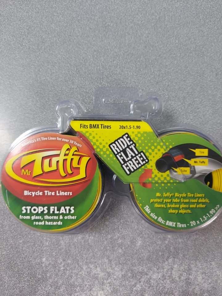 Forro de pneu de bicicleta amarelo Mr Tuffy 20x1.5-1.90 amarelo tuffy - Imagem 2 de 3