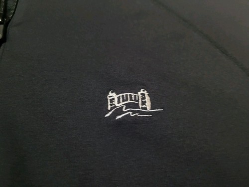 FootJoy Vest Mens Large Black Quarter Zip Peformance Pullover Golf Custom Logo - Picture 5 of 9