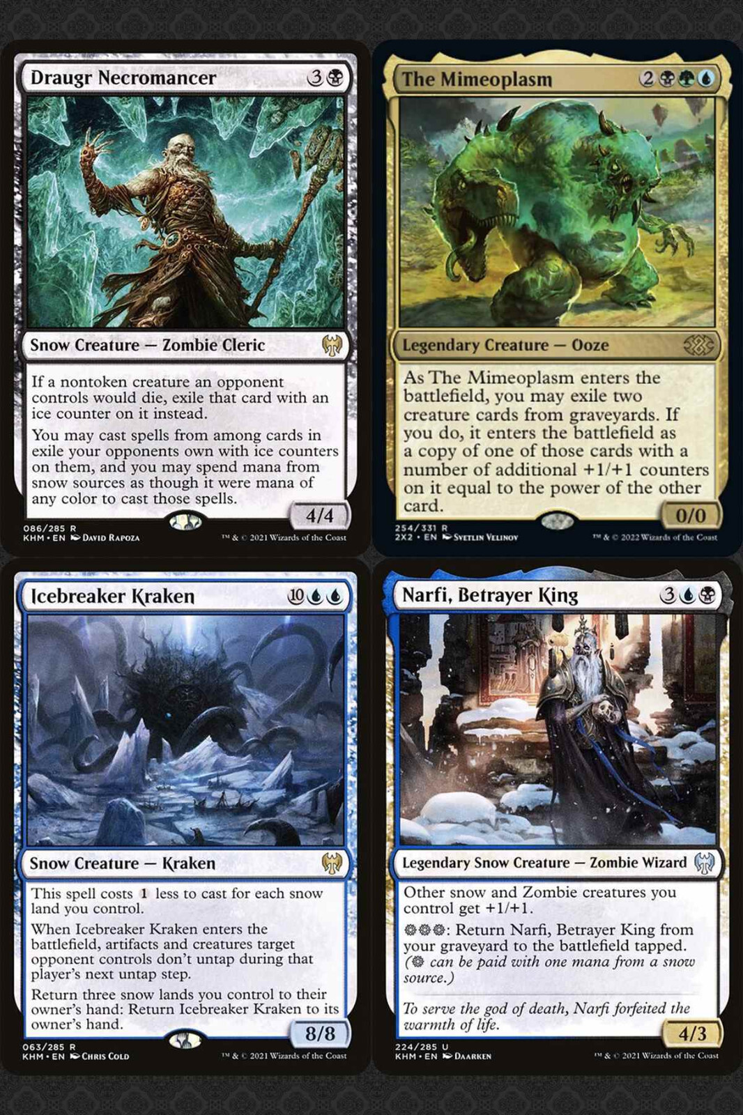 Jorn, God of Winter Snow Matters Commander Deck EDH MTG Magic Readyto