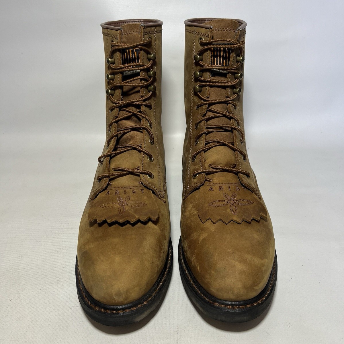ARIAT Cascade Brown Leather Work Boots Mens 9.5 Ariat Cascade 8 main image 3