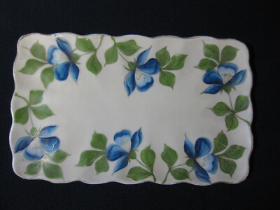 CS Germany Jean Rectangular Floral Plate