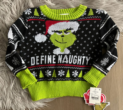 Baby Grinch Sweater Seuss Baby Holiday Sweater The Grinch Define