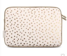 Dabney Lee 13.3 Laptop Sleeve - Champagne Dot NEW
