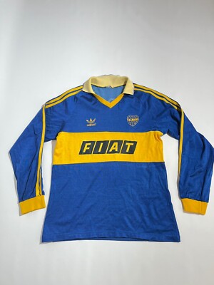 Camiseta Retro Boca Juniors Camiseta Boca Fiat Sevel Camiseta