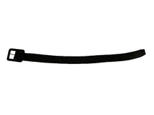 Vintage Black Wide Leather Calderon Belt 7947 Size 26 With Leather Belt Buckle