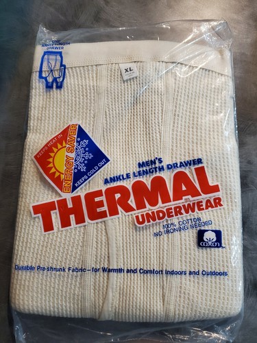 Vintage Kmart Mens Nos Thermal Pants Xl 