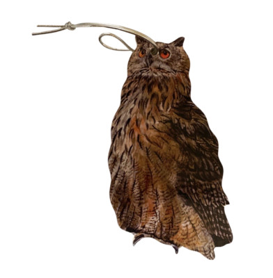 Hängende Adler Eule Baumschmuck - Adler Eule Christbaumschmuck - B8-D