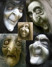 YOUR CHOICE - FG Silicone Doll Face Cab Casting Molds of a Hag, Old Man, Woman