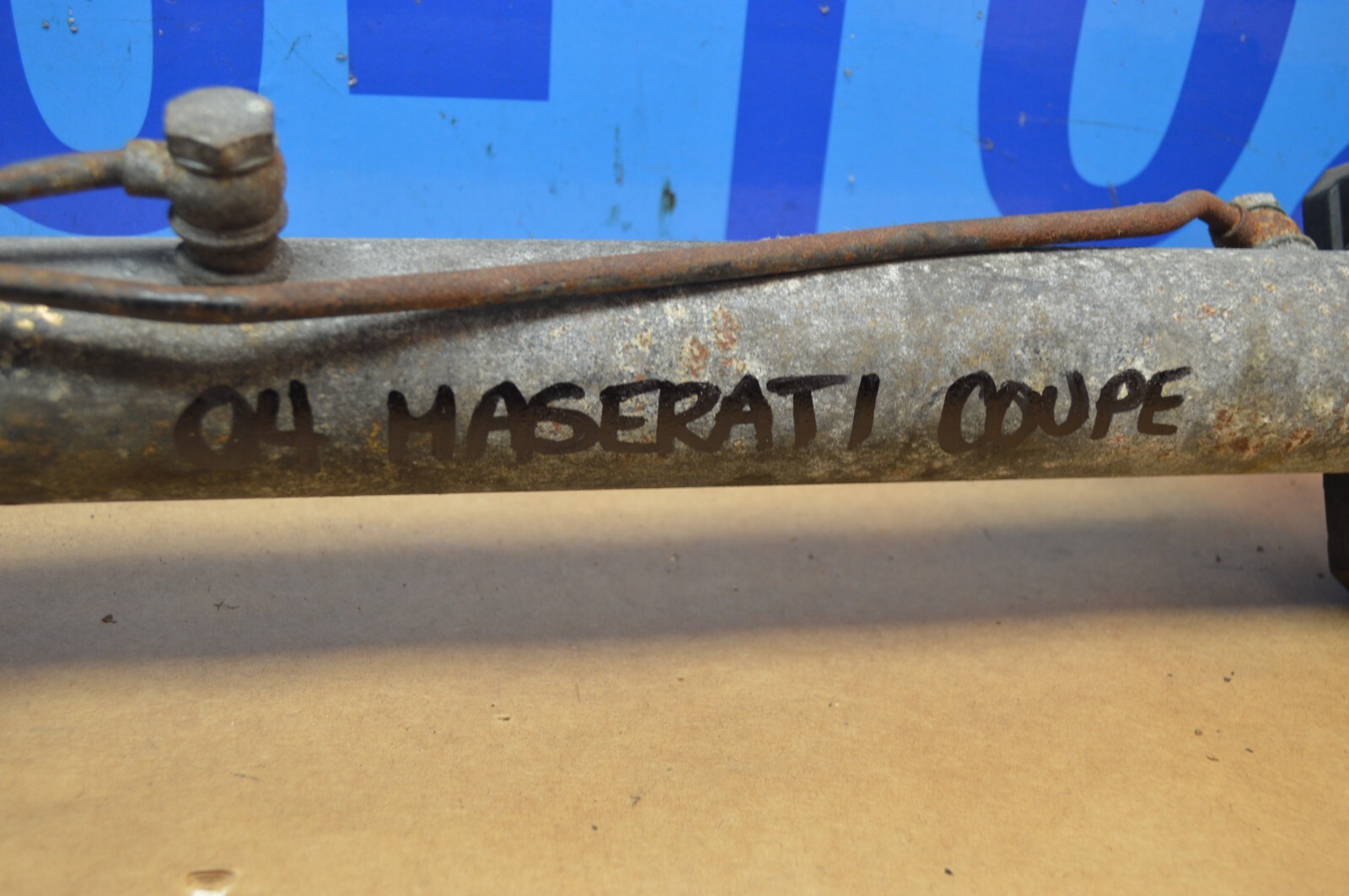 2004 M138 MASERATI GT COUPE STEERING RACK AND PINION ASSEMBLY 195542