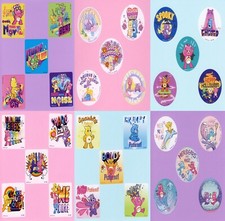30 Care Bears Assorted - Large Stickers - Party Favors - Mermaid, Halloween