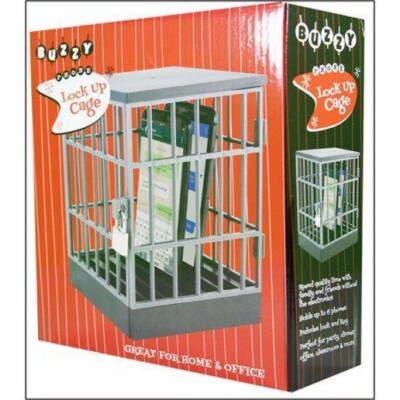 Buzzy Lock Up Cage   Phone & Gadget Jail for Home or Office
