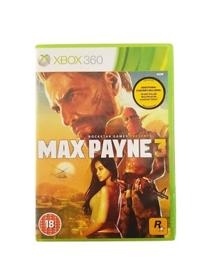 Microsoft XBOX 360 Max Payne 3, Action Videospiel, PAL Version mit Handbuch 