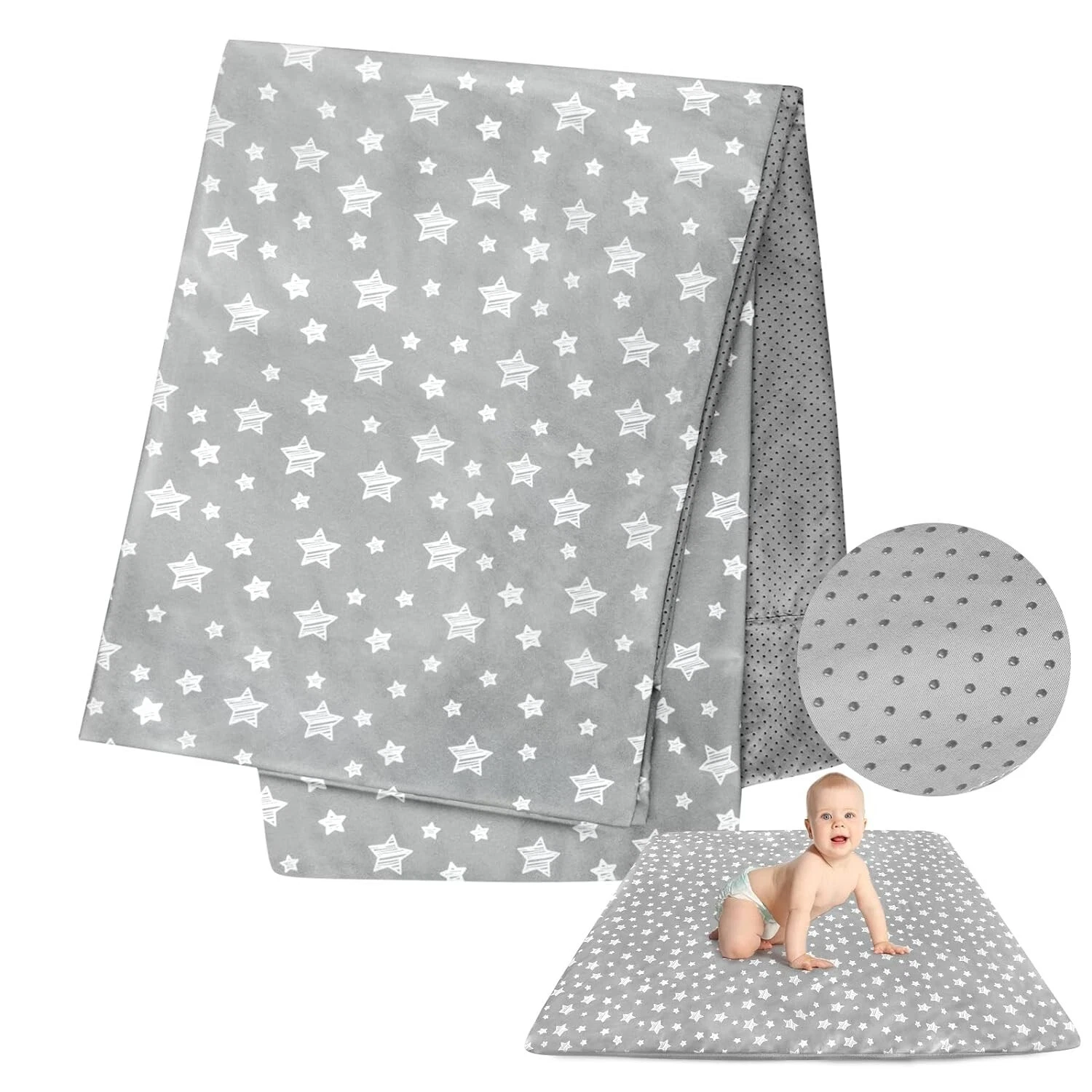 Baby Playpen Mat Cover Fit for 50" X 50" Baby Playpen Mat Non-Slip & Waterproof
Opens in a new windo