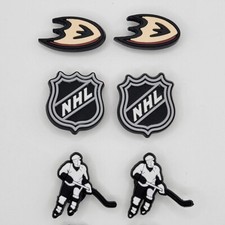 NHL Anaheim Ducks Hockey Team For Crocs Shoe Charms Jibbitz - 6 Pieces