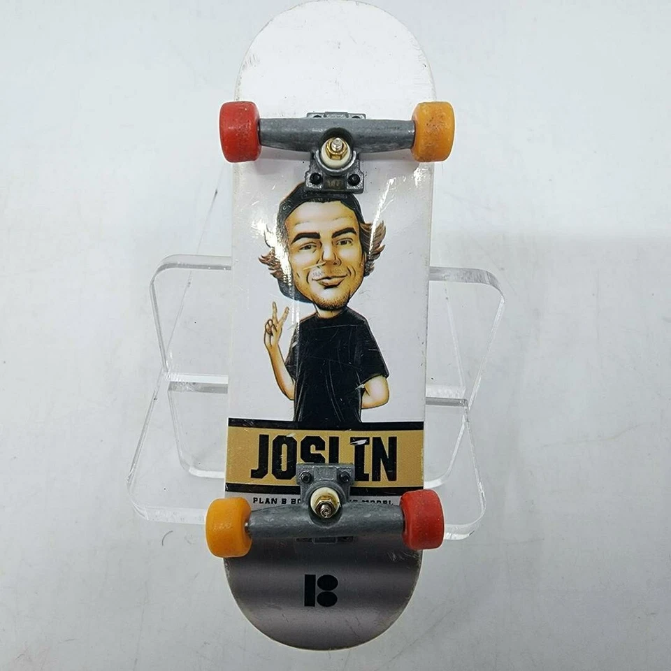 Tech Deck Mini Skateboard Joslin Plan B 18 Miniature Fingerboard 4 in White RARE - Image 2 of 4