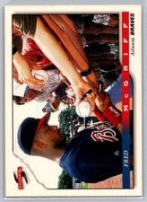 💎1996 Score Baseball Dugout Collection #84 Fred McGriff - Atlanta Braves💎