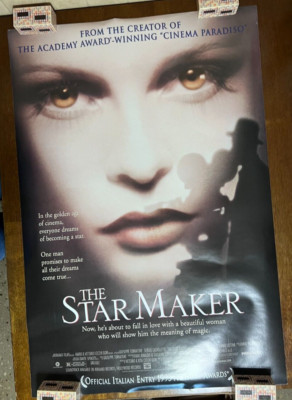 ROLLED THE STAR MAKER 1995 2-SIDED MOVIE POSTER 27x40 SERGIO CASTELLITTO