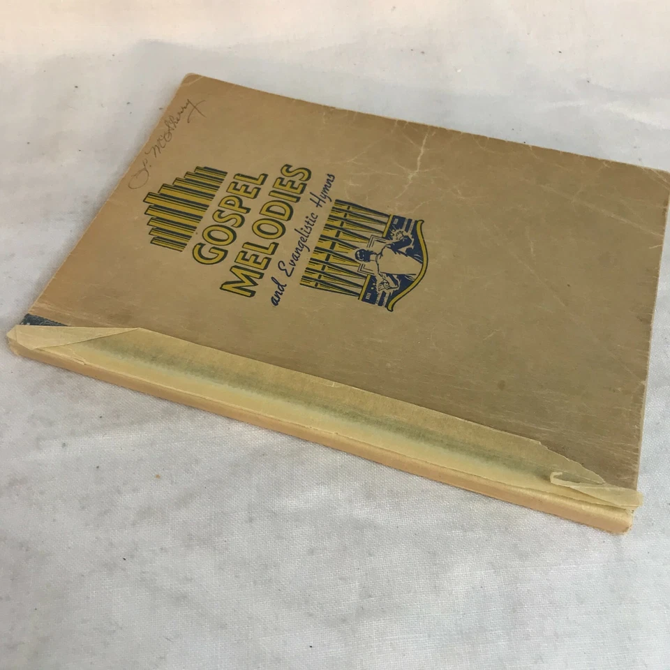 Libro de canciones raro 1944 "Melodías evangélicas e himnos evangelísticos" himnario de J. Harker Foto 2 de 4