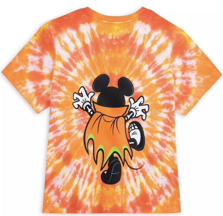 2024 Disney Parks Halloween Vampire Skeleton Mickey Tie Dye T