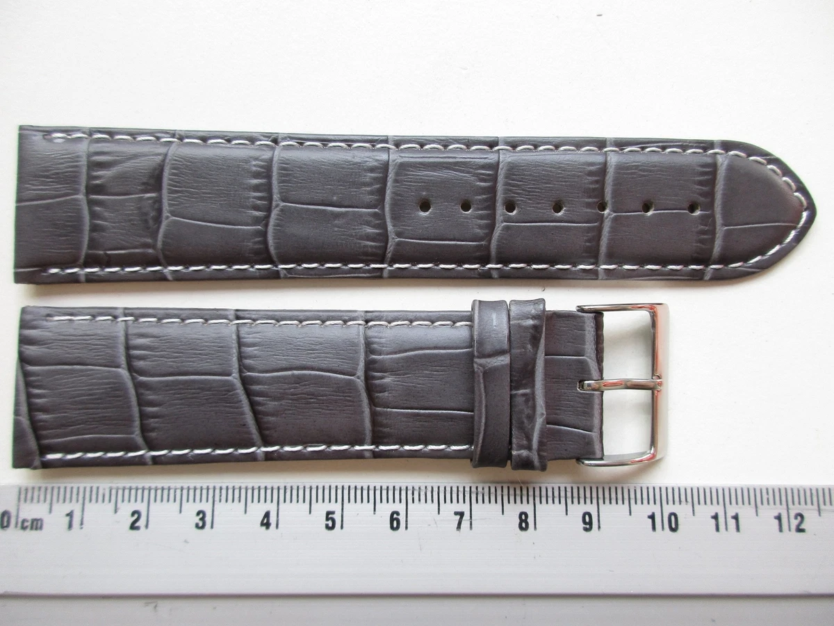 Gray alligator watch strap clearance