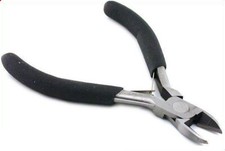 4" Diagonal Cutter Plier Round Jaw Micro Beading Wire Craft Jewelry Making Tool