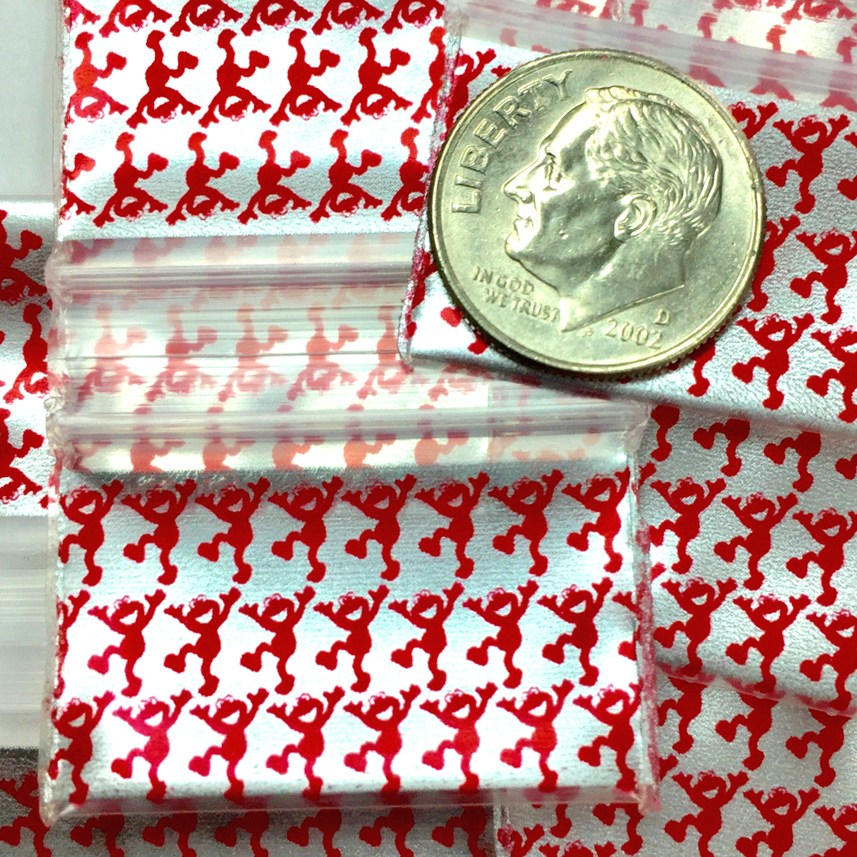 BaggiesSince1987 - 12534 ZipSeal Design Bags 1.25 X 3/4 DICE BaggiesSince1987 - 12534 ZipSeal Design Bags 1.25 X 3/4 DICE