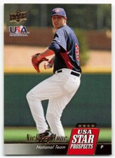 2009 Nick Pepitone Upper Deck Signature Stars USA Star Prospects