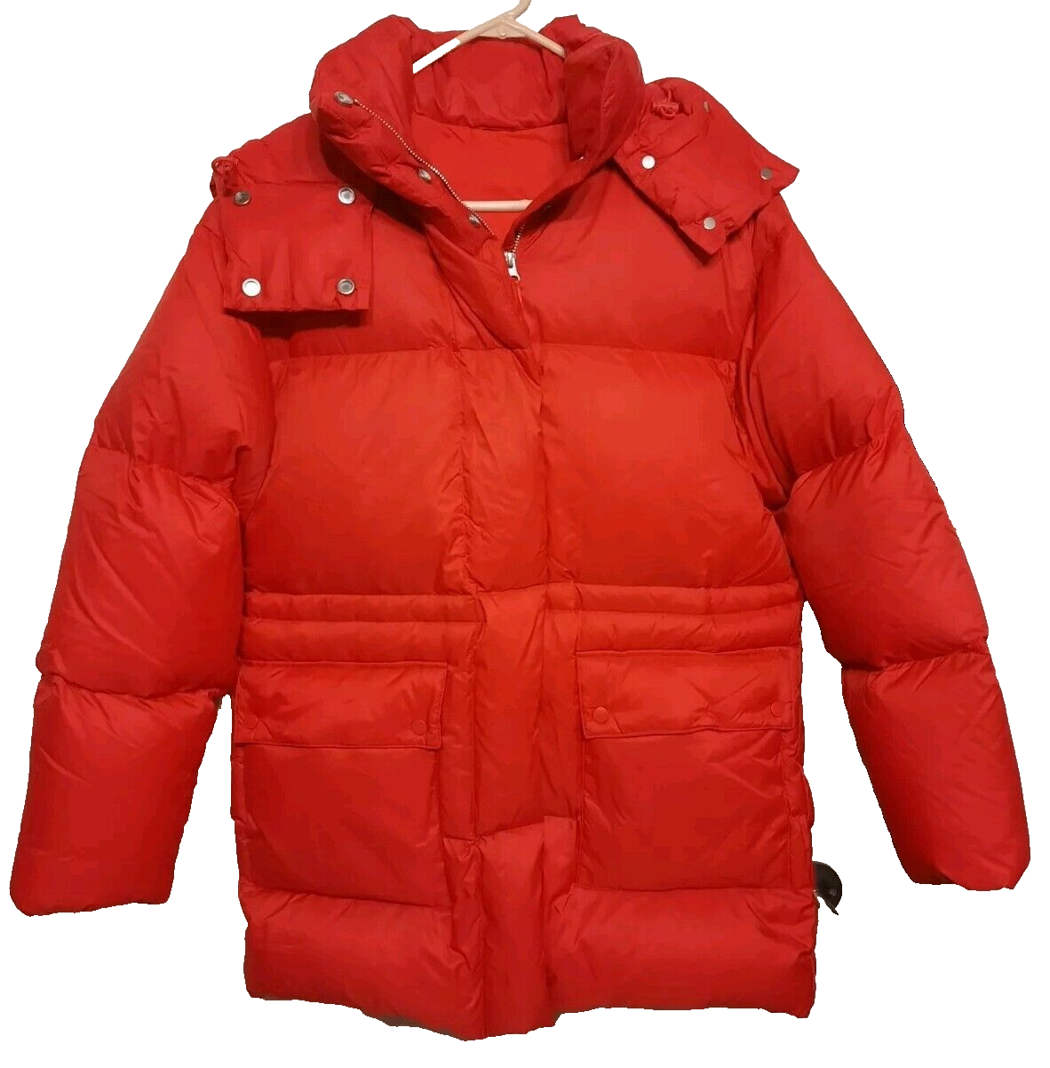ALTRA Stockholm Atelier Altre Storie Puffer Coat Giacca Arancione Rossastro Taglia XS