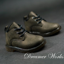 1/3SD BJD Gentleman Suit Shoes Round-toe Leather Shoes Dark Gold DIKA DZ DF B G