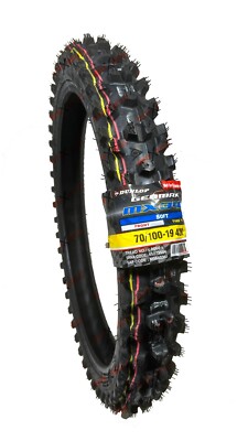 Dunlop 70/100-19 Tire Front MX34 Dirt Bike 70 100 19 KX100