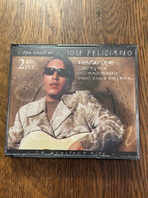 The Best of Jose Feliciano: Greatest Hits 2 CD's LATIN POP ROCK FOLK ROCK VG+