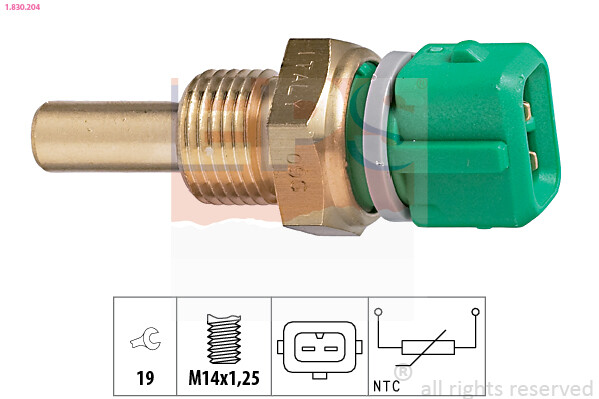 Non様 Sensor, coolant temperature DELPHI TS10361 for CITROËN,FIAT