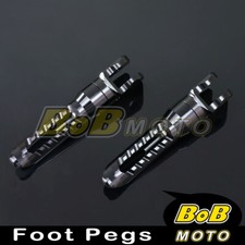 KETABAO Black Aluminum Highway Foot Pegs For Ninja 1000/Z1000 SX - CNC Machined Touring Pegs
