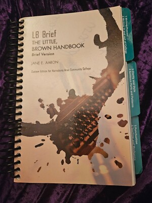 LB Brief The Little, Brown Handbook by Jane E. Aaron Spiral Book (Pearson) 590pg
