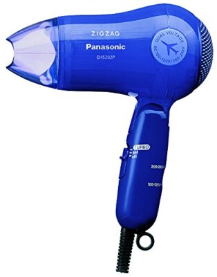 Panasonic Hair Dryer ZIGZAG Turbo Dry 1200 Blue EH5202P-A from