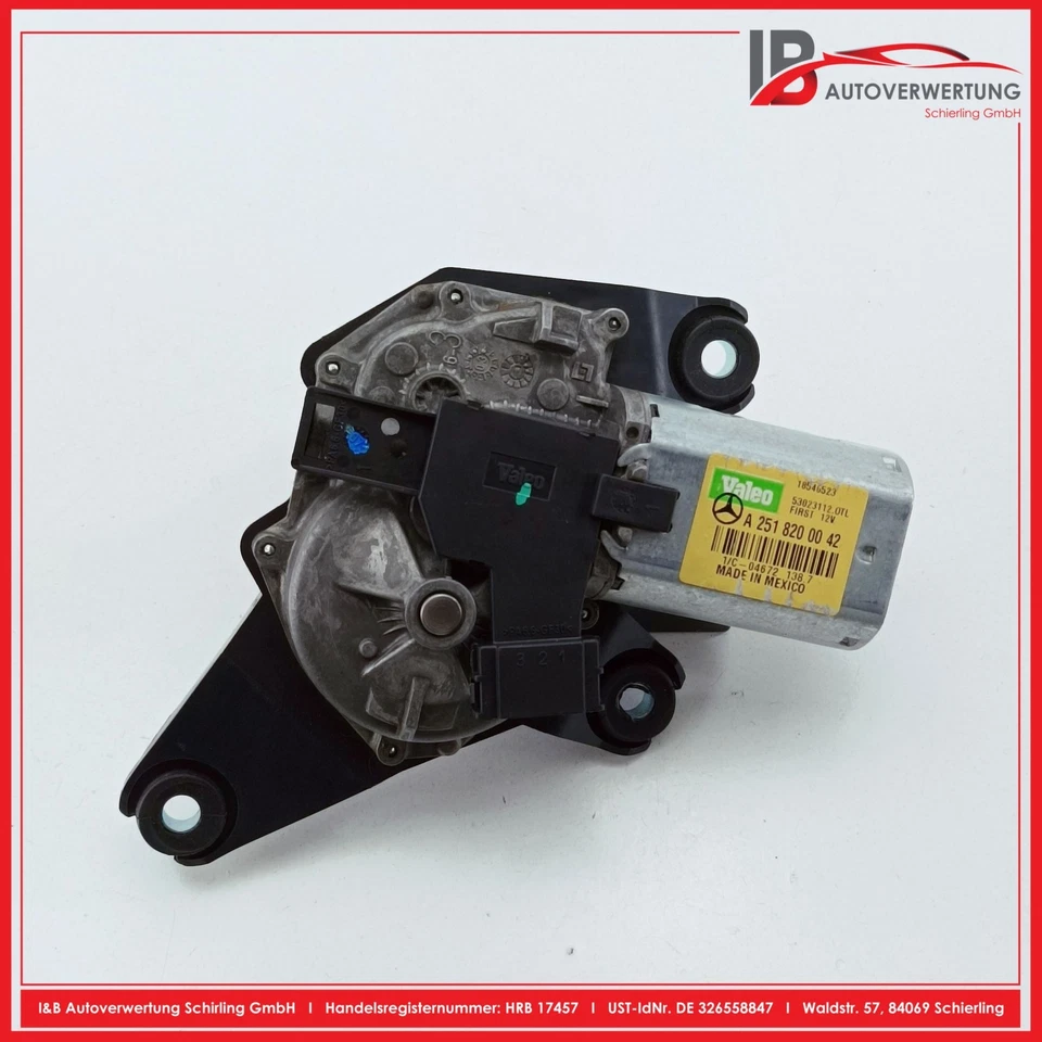 Motor limpiaparabrisas trasero MERCEDES BENZ CLASE R W251 R320 CDI 4MATIC A2518200042 Foto 2 de 4