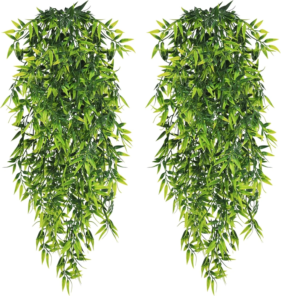 Piante Artificiali Pendenti Finta Edera 4 Pezzi | Decorazione Foglie Finte Per Interni/Esterni, Lunghezza 80 Cm
