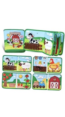 Farm Animal Busy Book for Toddlers Montessori Busy Board Quiet Activity Book