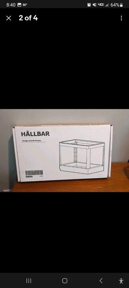 Marco extraíble IKEA Hallbar 204.228.53 (para bote de basura de 6 galones)  Foto 3 de 4