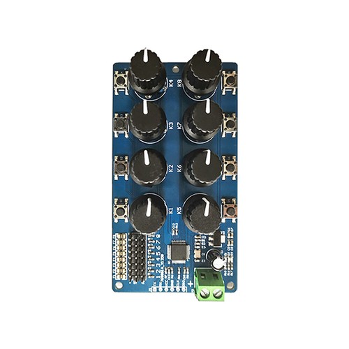 5-9V MG995 MG996 SG90 8 Channel Servos Adjustable Knob Serial Control Board - Picture 2 of 7
