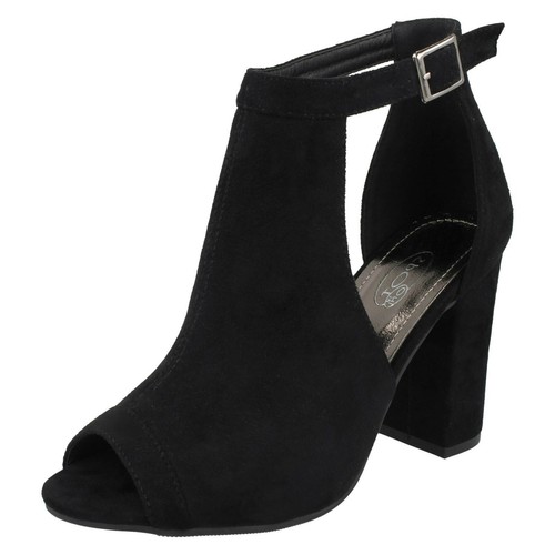 Sandales Talon Haut Spot On – Bride Cheville – Métallisé – NEUVES