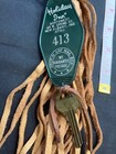 Post Apocalyptic Leather Fringe 1950's Hotel Key Necklace From Resident Evil 3 — photo 2