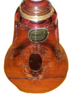 VTG Bell Cranberry Red MCM Lead Crystal Glass Gold Trim Bohemia Czechoslovakia — photo 2
