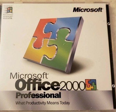 Microsoft Office 00 Professional Cd With Key Includes Tutorials Ebay