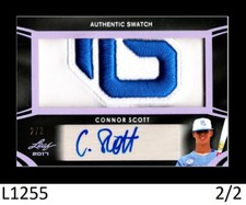 2017 LEAF PERFECT GAME ALL-AMERICAN CLASSIC PATCH AUTO CONNOR SCOTT PIRATES 2/2