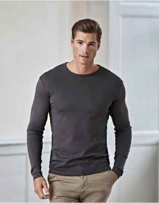 Tee Jays Herren Langarm Interlock Tee T-Shirt