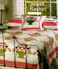 Jewel Basket Quilt Pattern Pieced SH