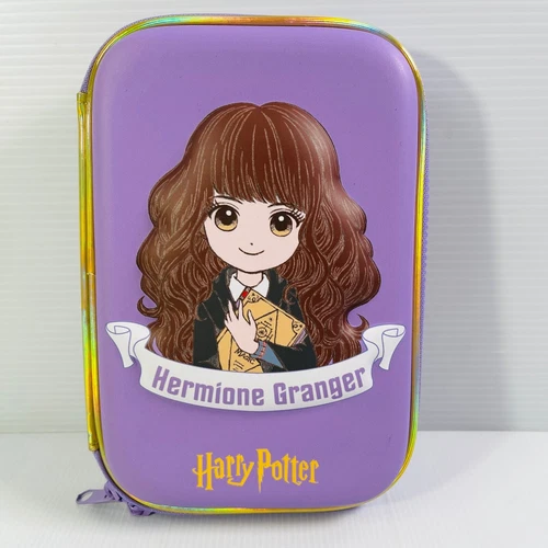 Harry Potter Hermione Granger Journal Case Purple Anime Style Zip Up Stationery